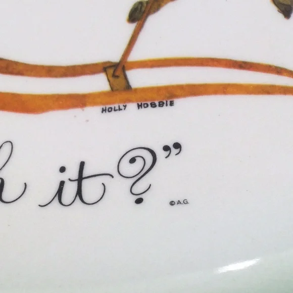 Holly Hobbie Collectors Edition Made in U.S.A. Large Ceramic Plate - Picture 2 of 4